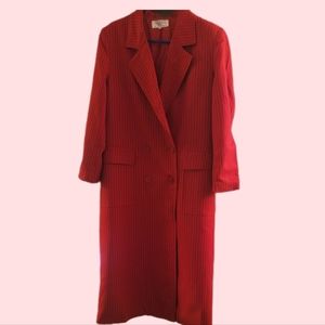 Vintage Christian Dior maxi wool jacket